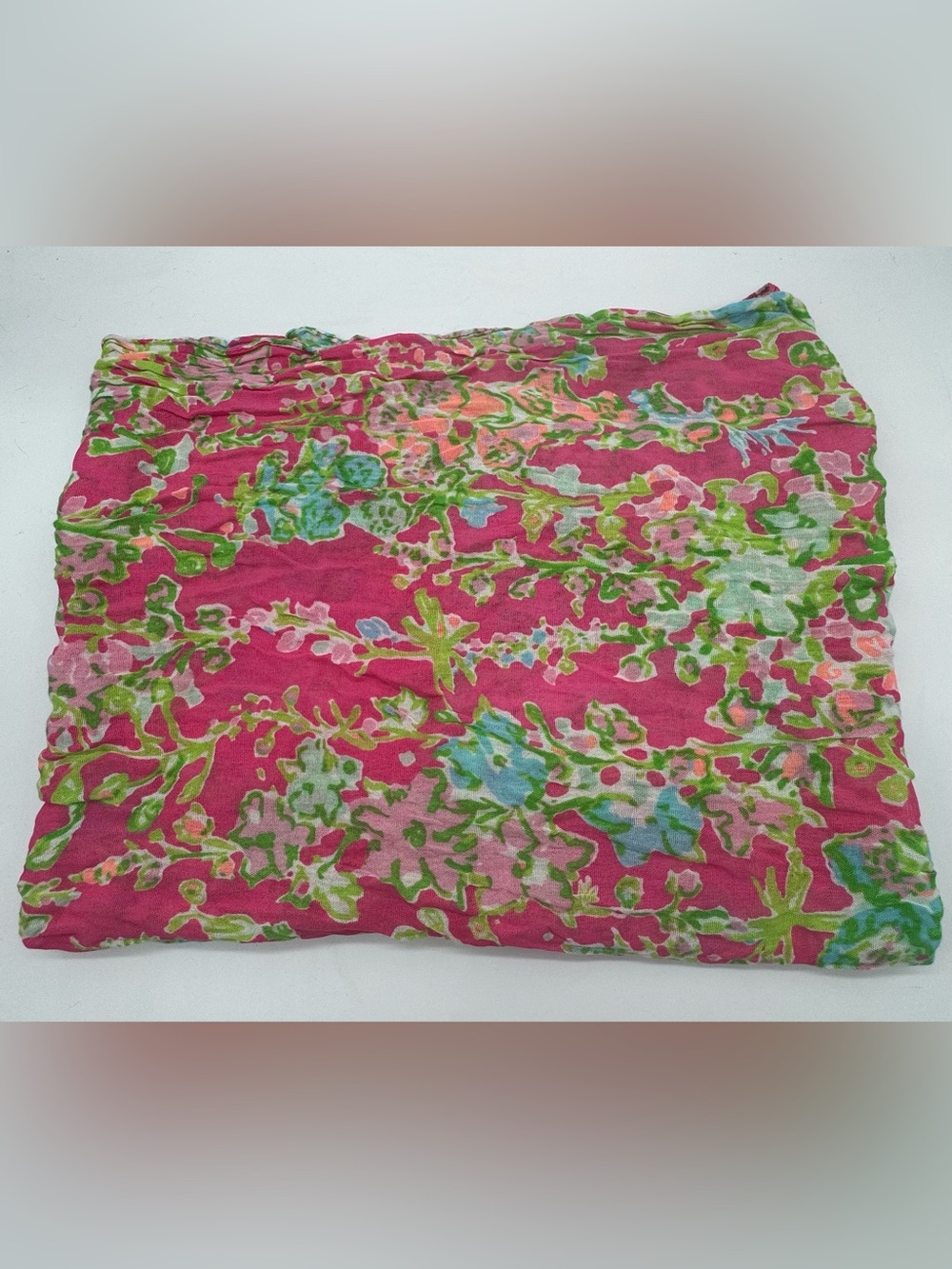 Lilly Pulitzer Vibrant Floral Resort Wear Scarf or Wrap